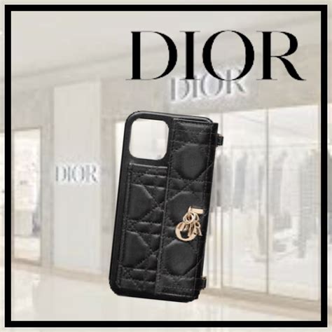 Lady Dior Horizontal Cover for iPhone 12 Pro Max with Chain